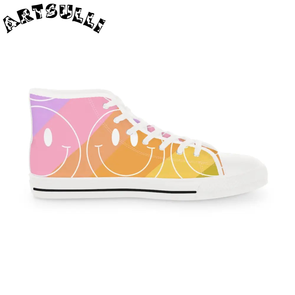 JAKKOUTTHEBXX Smiley Face x Rainbow Stripes Multi-Color Men’s High