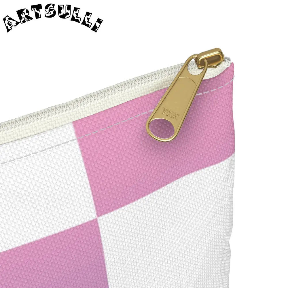 JAKKOUTTHEBXX Vaporwave Check Accessory Pouch JAKKOUTTHEBXX Artsulli