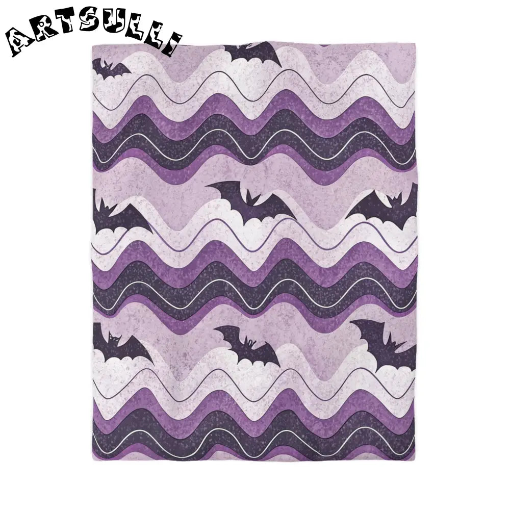 JAKKOUTTHEBXX Bat Wave Microfiber Duvet Cover JAKKOUTTHEBXX Artsulli