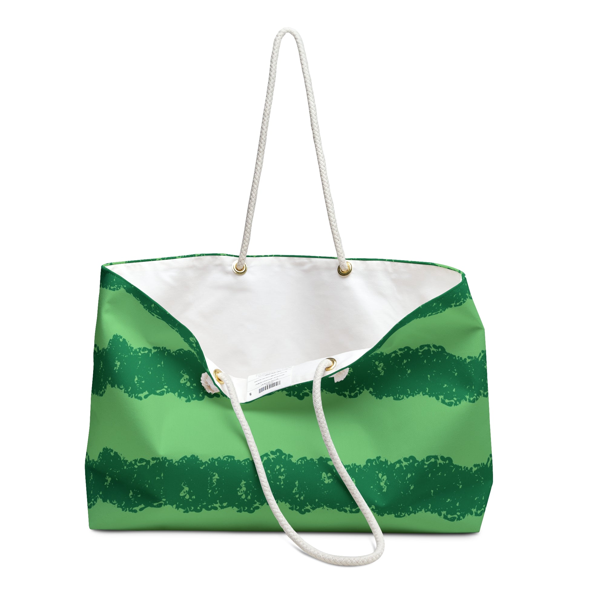Watermelon Green Weekender Bag, Artsulli - Art is Long, Life is Short, Bags, , , , , , , 