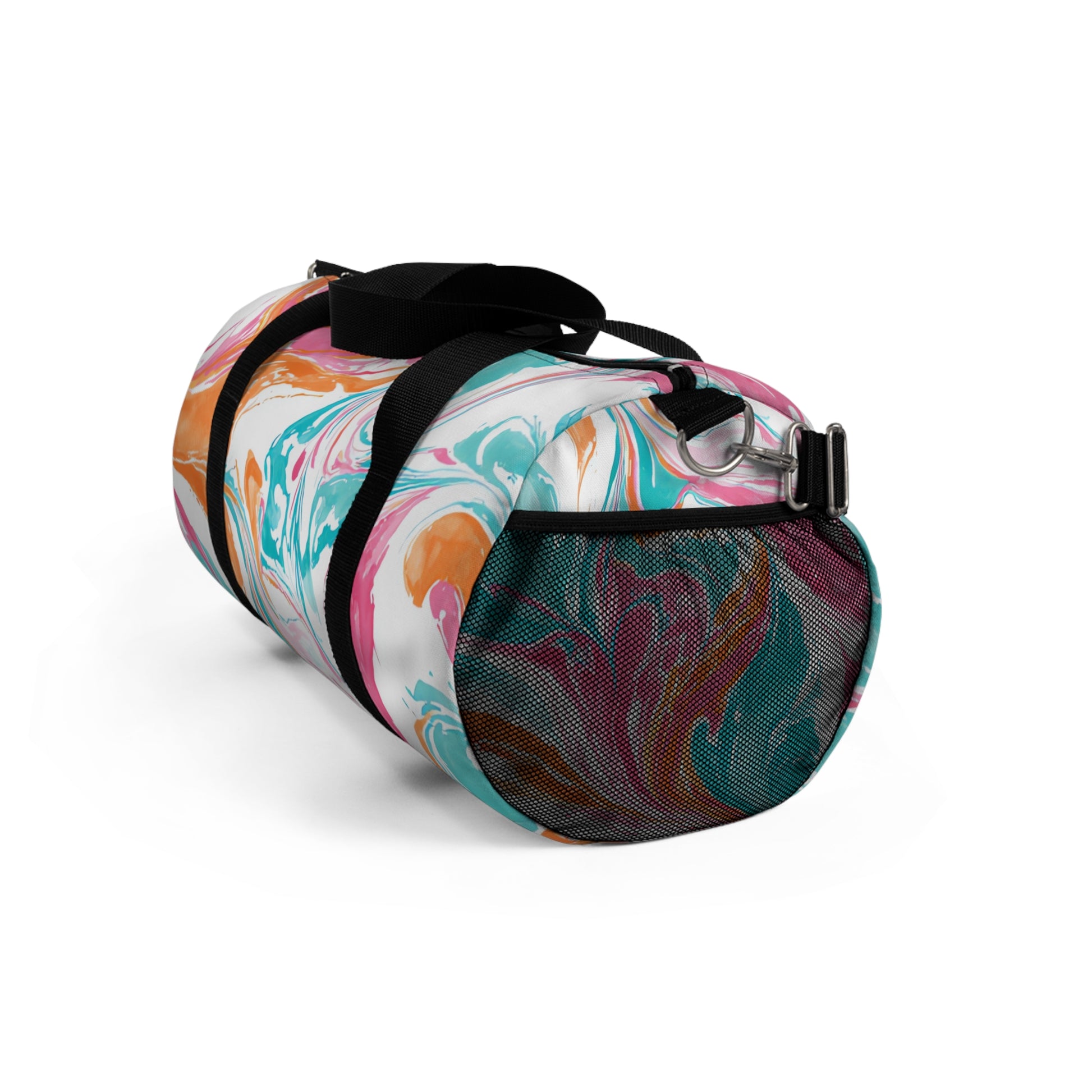 Liquid Pastel Spill II Multi-Color Duffel Bag, Artsulli - Art is Long, Life is Short, Bags, , , , , , , 