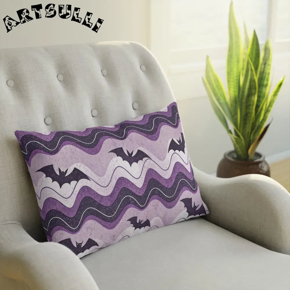 JAKKOUTTHEBXX Bat Wave Cushion JAKKOUTTHEBXX Artsulli - Art is Long,