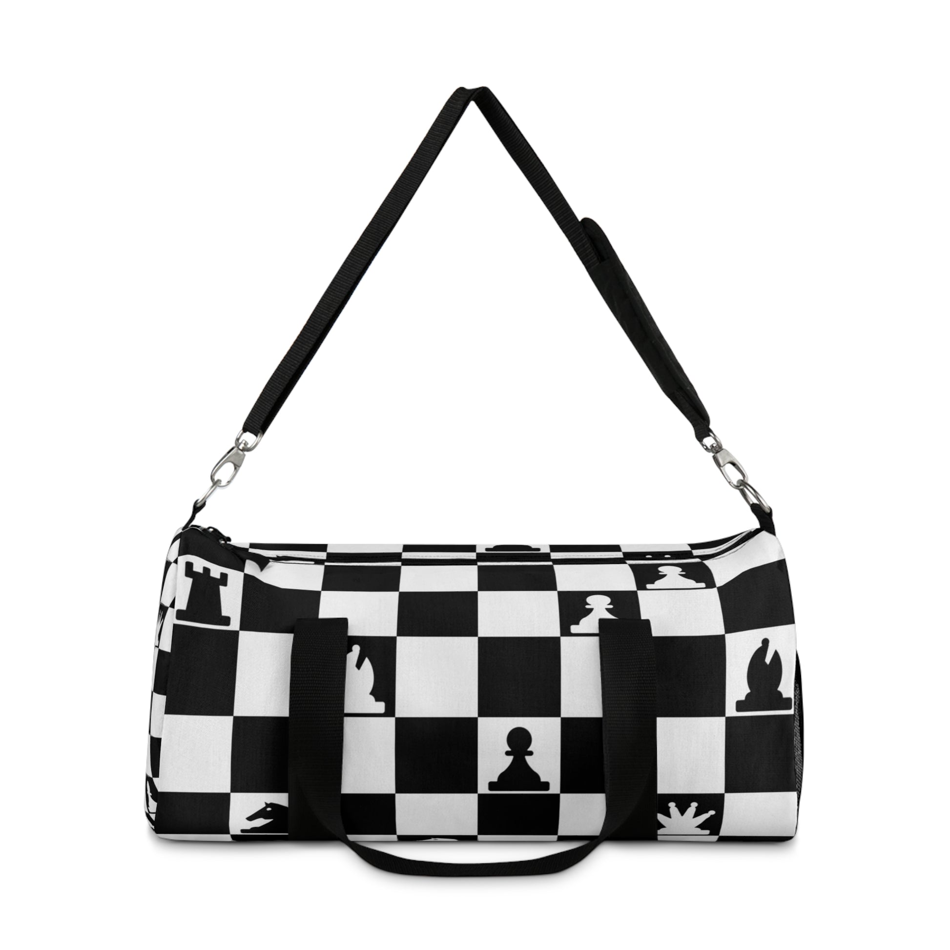 Battlements Chess Duffel Bag, Artsulli - Art is Long, Life is Short, Bags, , , , , , , 