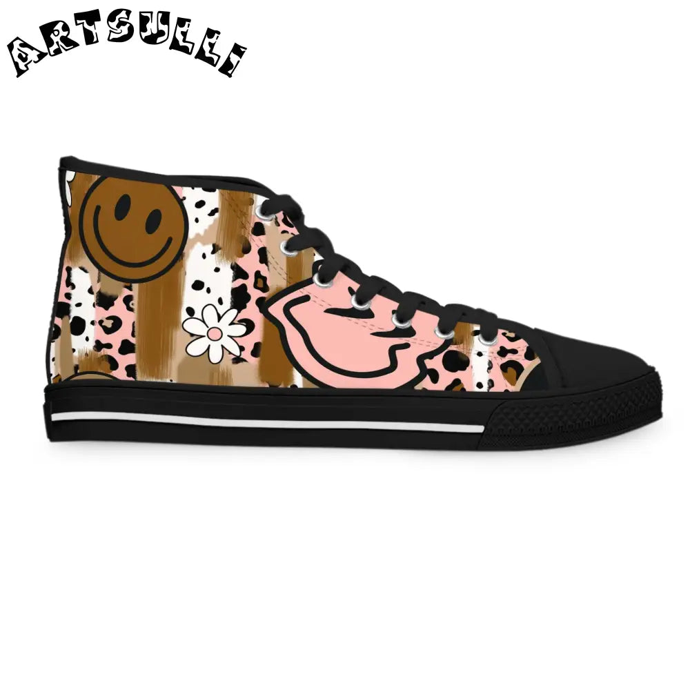JAKKOUTTHEBXX Sutfin Ghosts Pop Art II Women’s High Top Sneakers