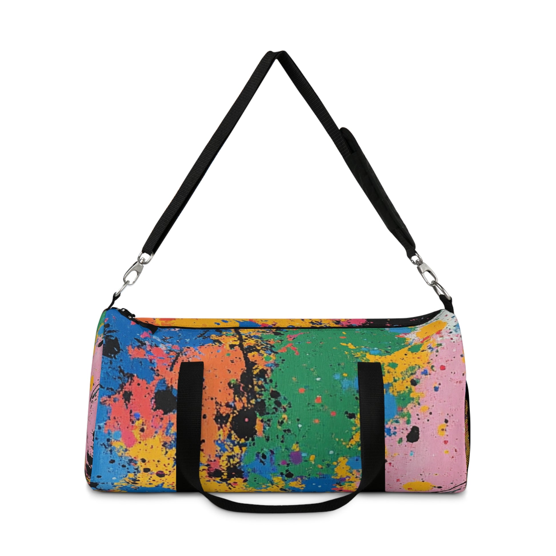 The Colors Of Paint Splatter Duffel Bag, Artsulli - Art is Long, Life is Short, Bags, , , , , , , 
