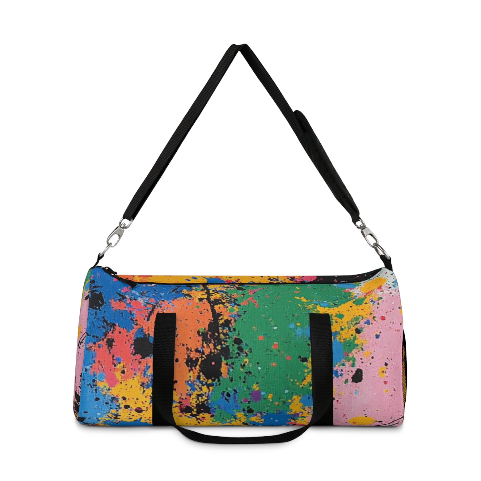 The Colors Of Paint Splatter Duffel Bag, Artsulli - Art is Long, Life is Short, Bags, , , , , , , 