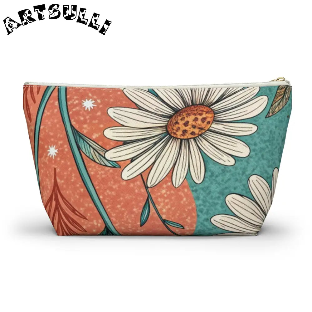 JAKKOUTTHEBXX Retro Daisy Dream Accessory Pouch w T-bottom