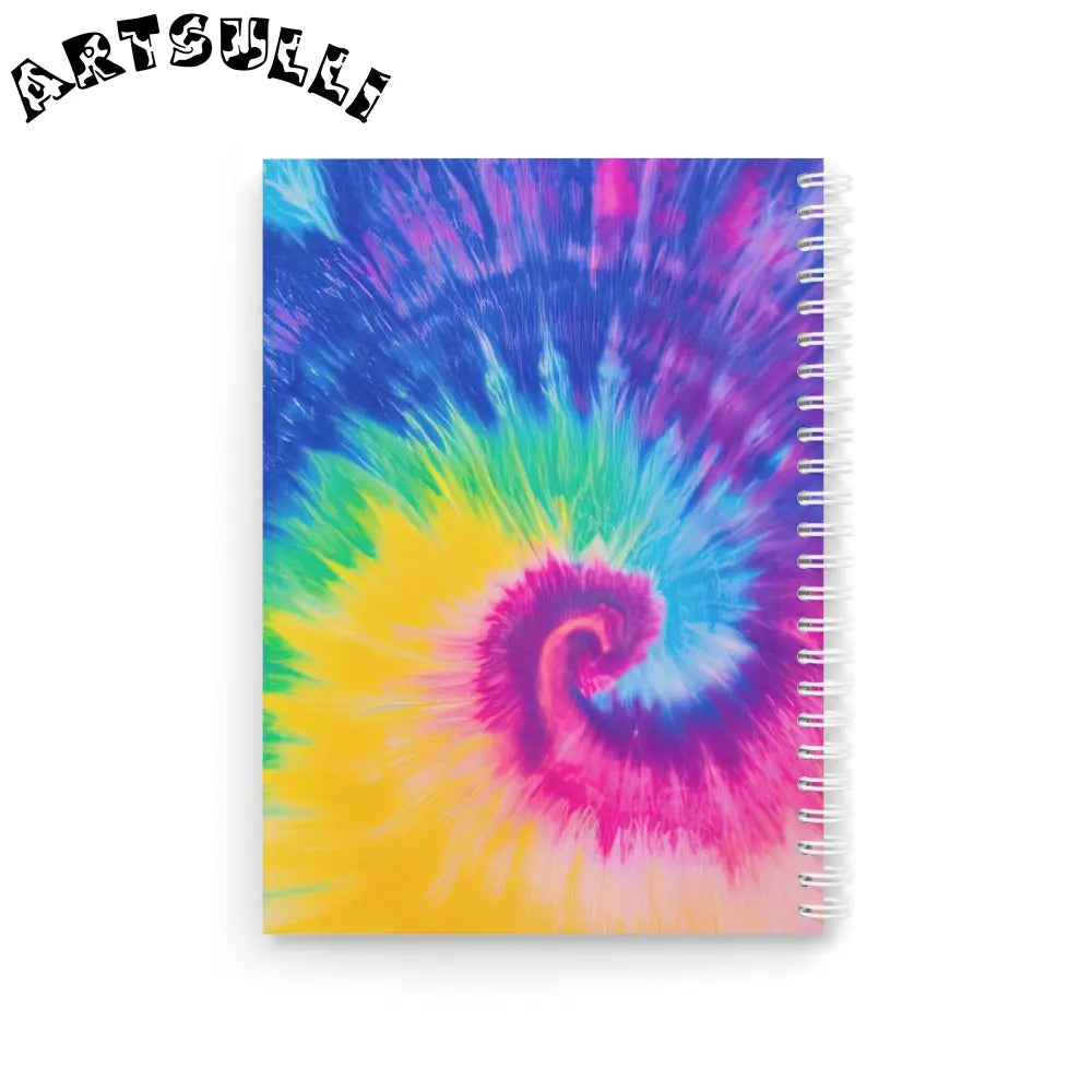 JAKKOUTTHEBXX Tie Dye Spiral Notebook for Artistic Work 2025