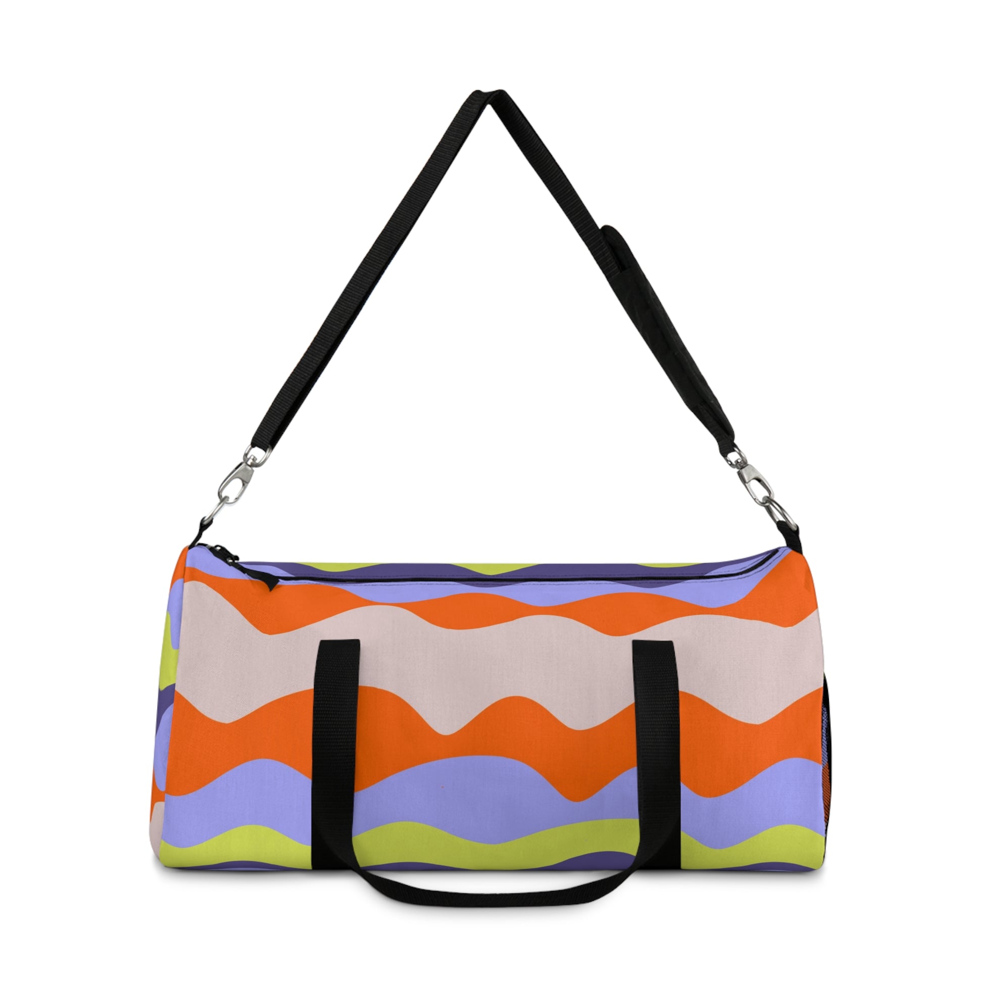 Waves II Red and Blue Duffel Bag, Artsulli - Art is Long, Life is Short, Bags, , , , , , , 