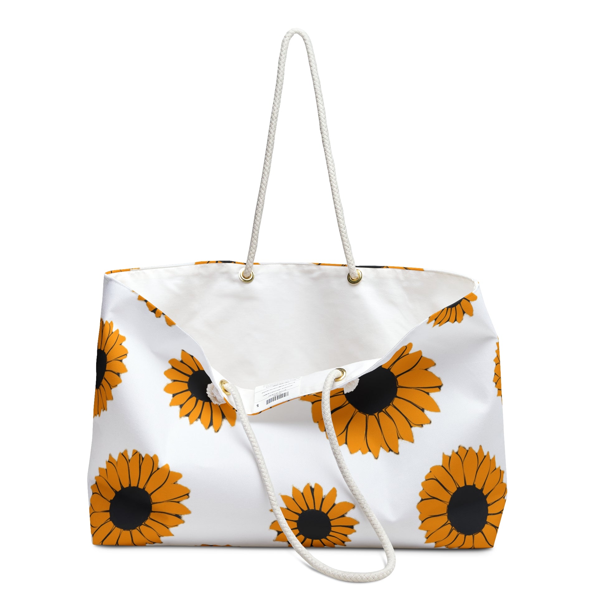 Sunflowers Weekender Bag, Artsulli - Art is Long, Life is Short, Bags, , , , , , , 
