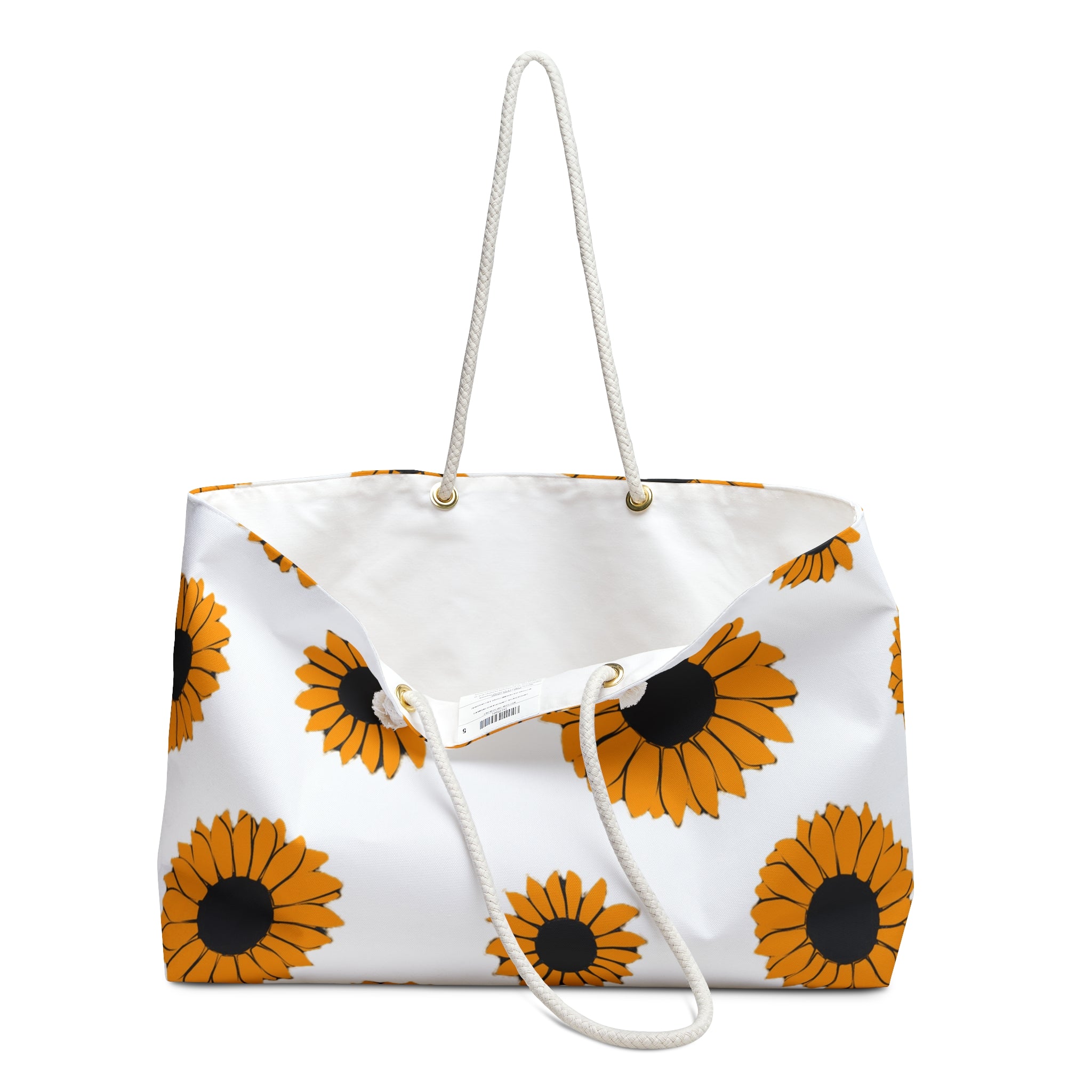 Sunflowers Weekender Bag, Artsulli - Art is Long, Life is Short, Bags, , , , , , , 