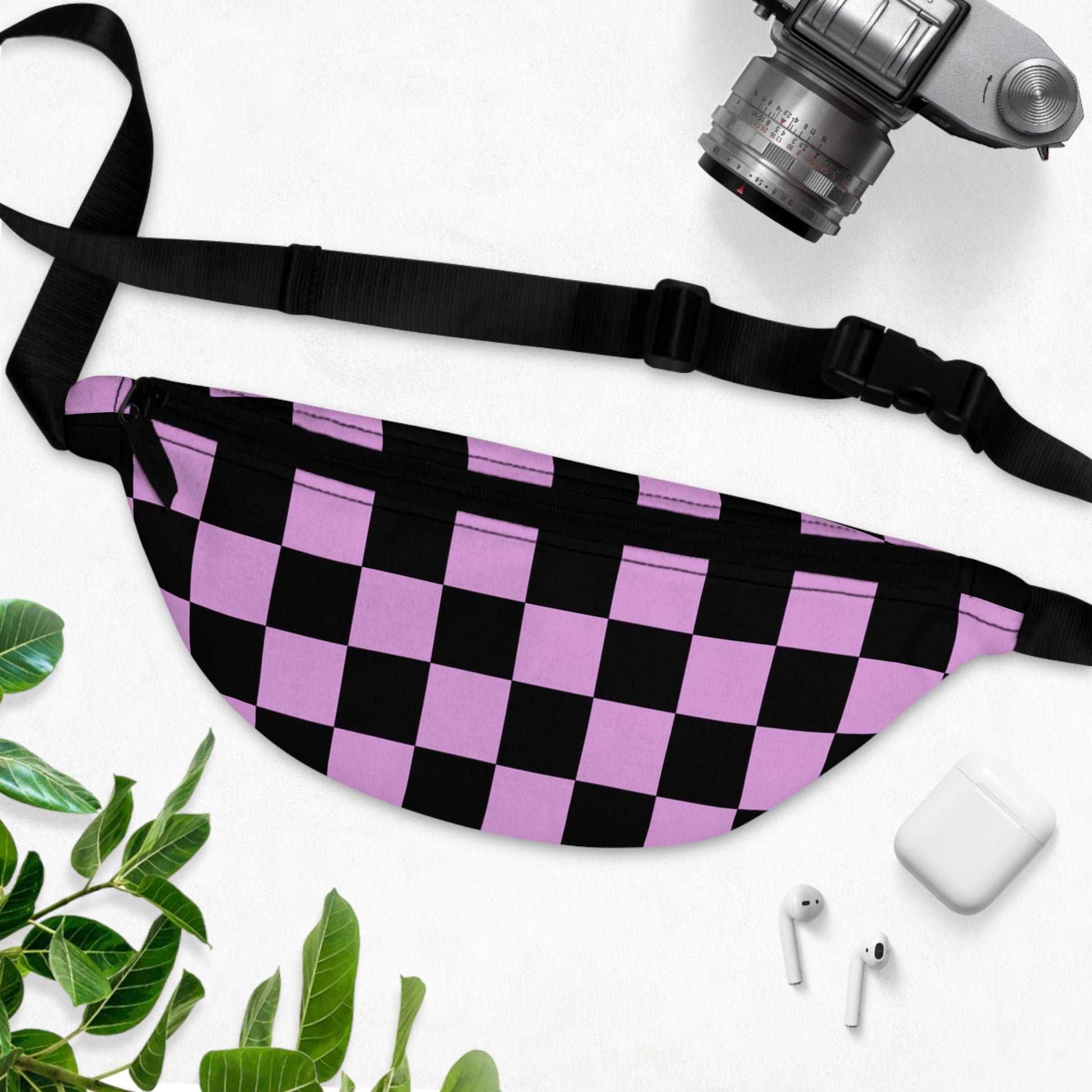 Pixel Punk Vision Fanny Pack, Artsulli - Art is Long, Life is Short, Bags, , , , , , , 