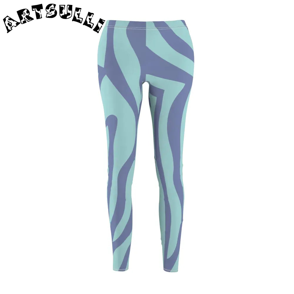 JAKKOUTTHEBXX Amorphous Blue Zebra Banner Women’s Cut & Sew Casual
