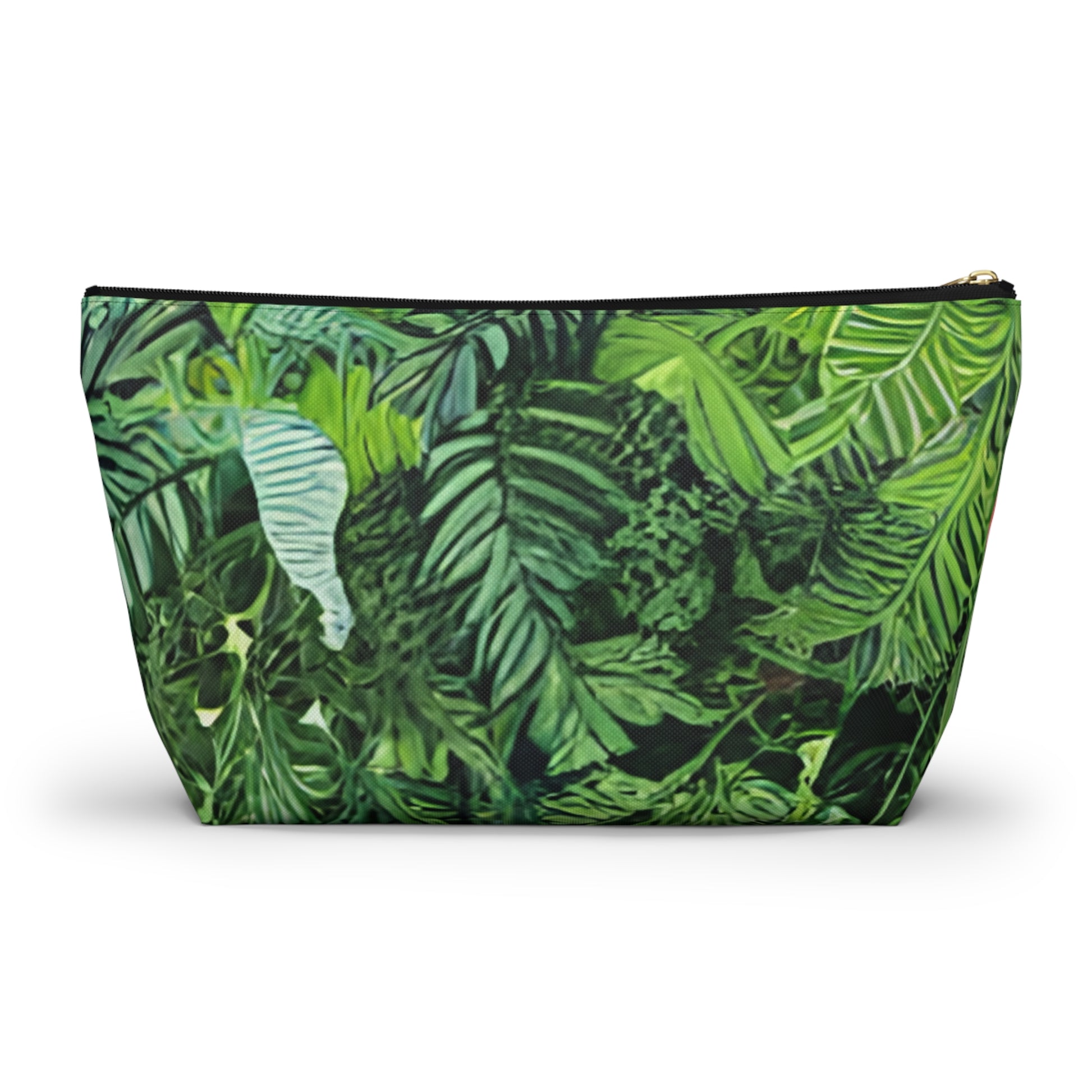 Jungle Zebra Art Accessory Pouch w T-bottom, Artsulli - Art is Long, Life is Short, Bags, , , , , , , 