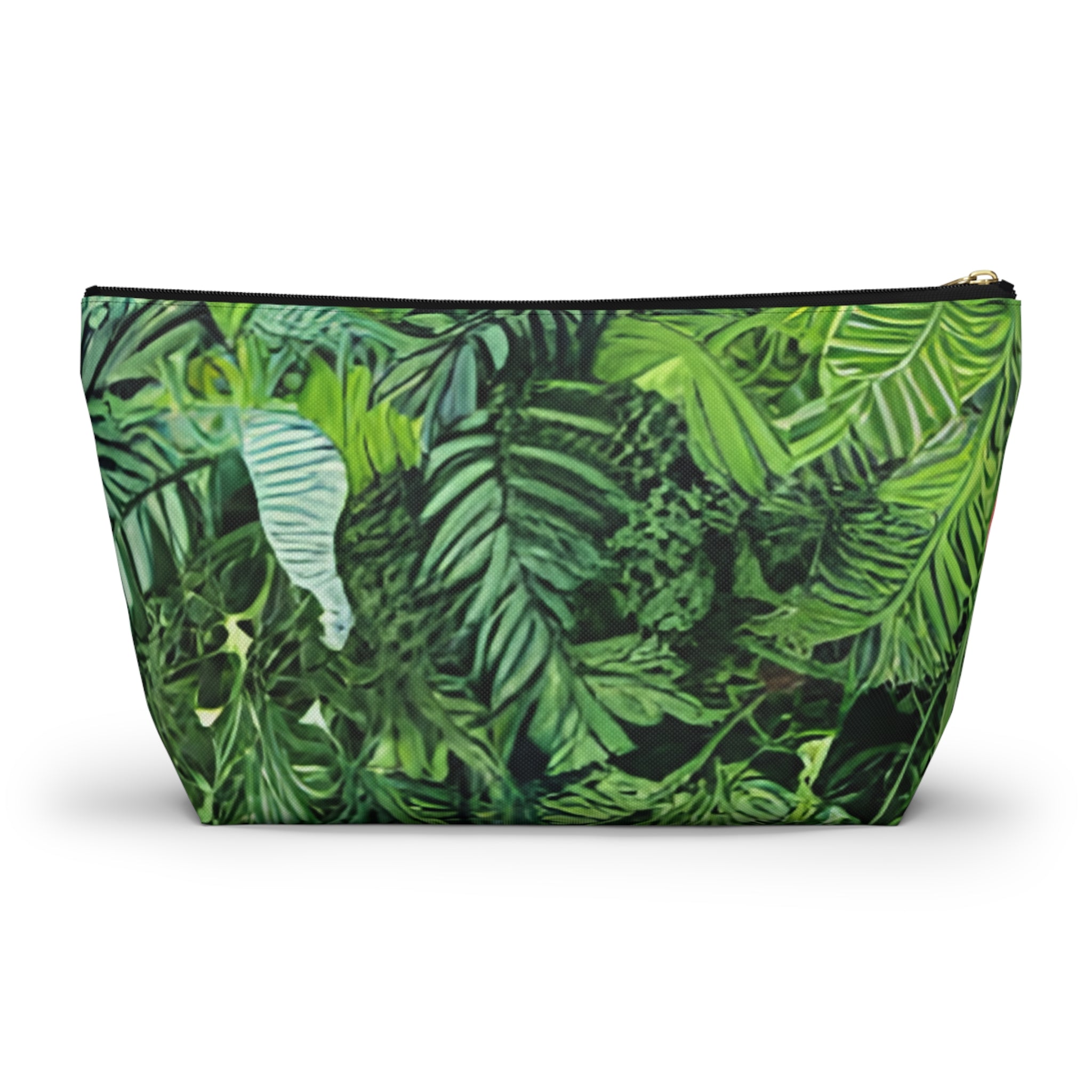 Jungle Zebra Art Accessory Pouch w T-bottom, Artsulli - Art is Long, Life is Short, Bags, , , , , , , 