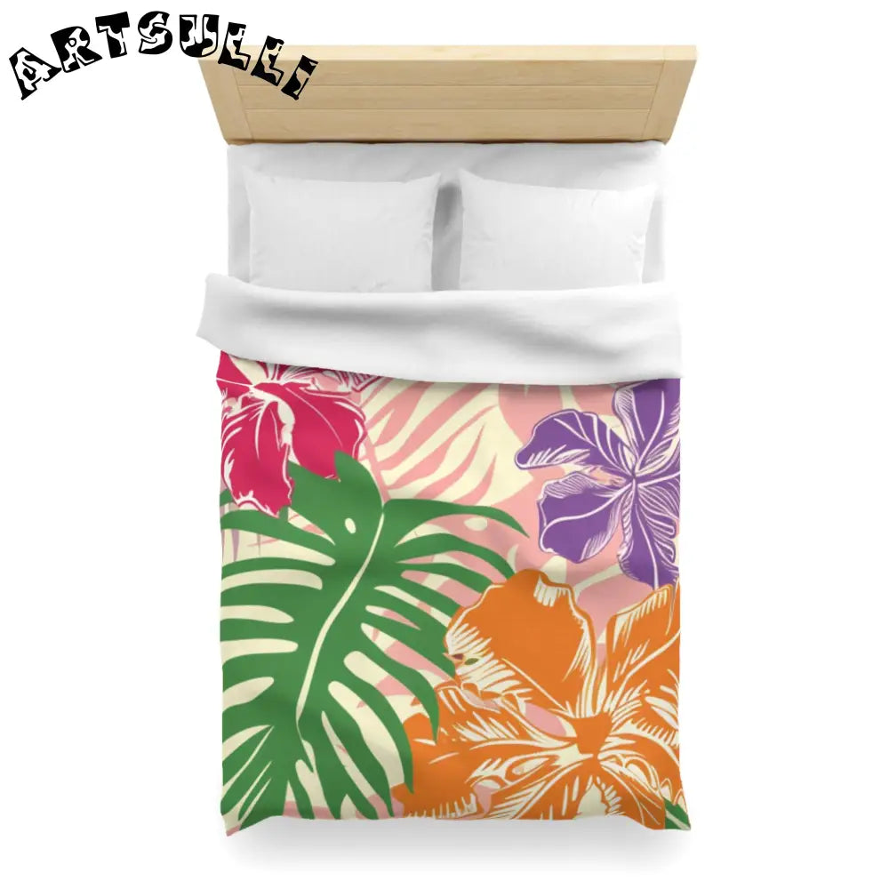 JAKKOUTTHEBXX Tropical Floral High Quality Duvet Cover 2025