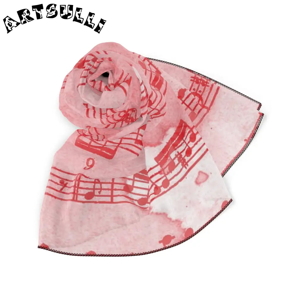 JAKKOUTTHEBXX Pink Music Head Turning Style Scarf 2025