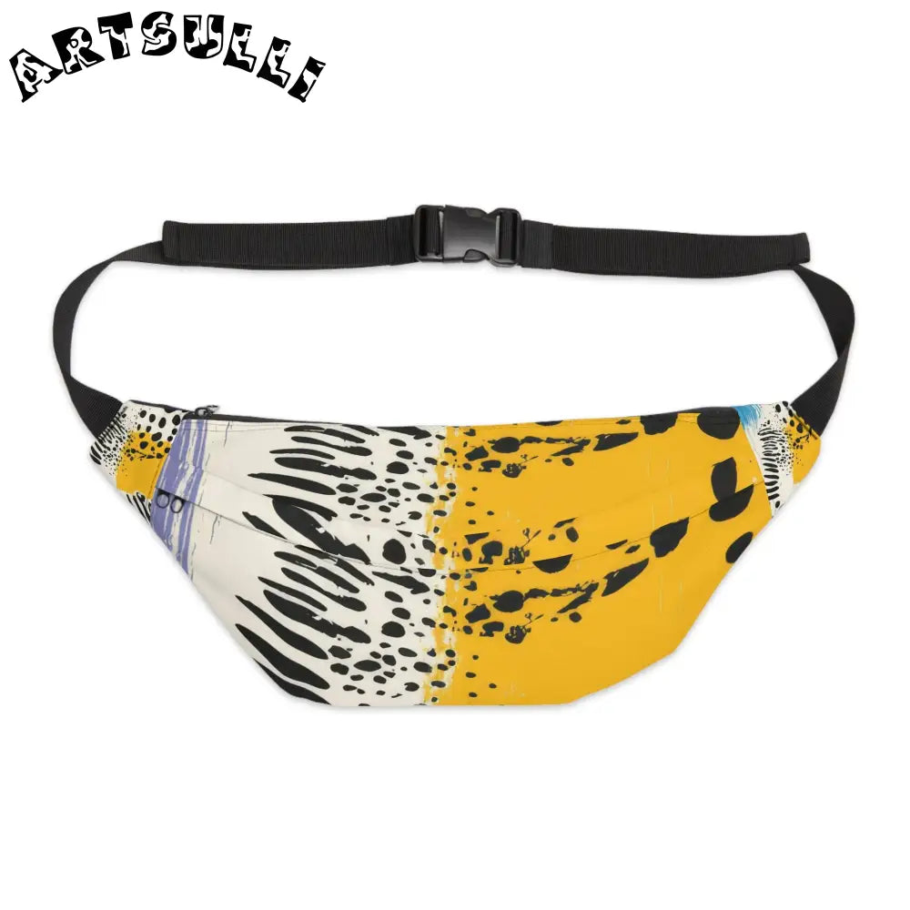 JAKKOUTTHEBXX Rae Zebra Rhapsody Large Fanny Pack JAKKOUTTHEBXX