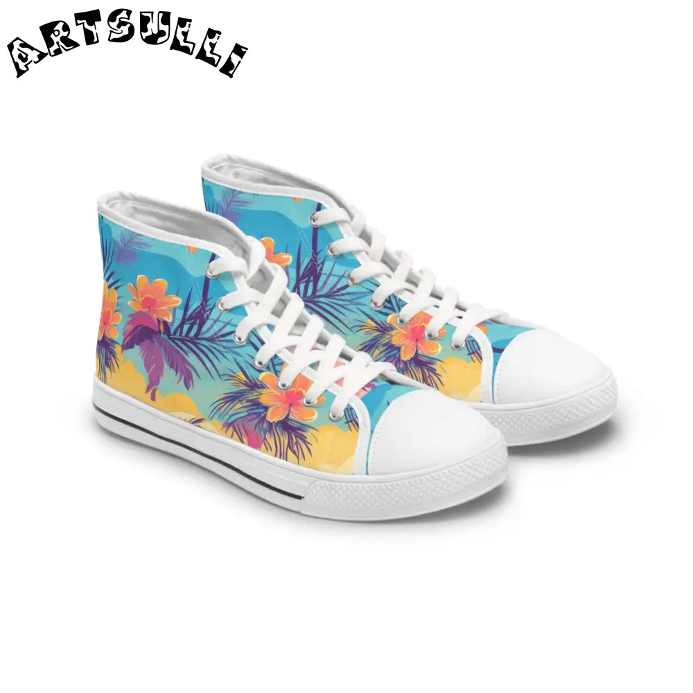 JAKKOUTTHEBXX Sunset Paradise Women’s High Top Sneakers