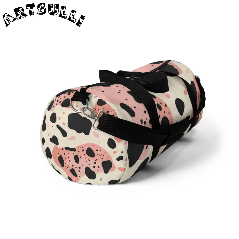 JAKKOUTTHEBXX Pink Cow Print Large Duffel Bag to Express Yourself 2025