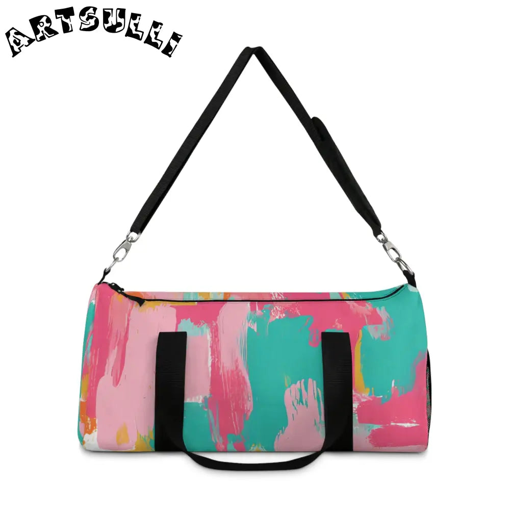 JAKKOUTTHEBXX Preppy Pixel Bloom Duffel Bag JAKKOUTTHEBXX Artsulli