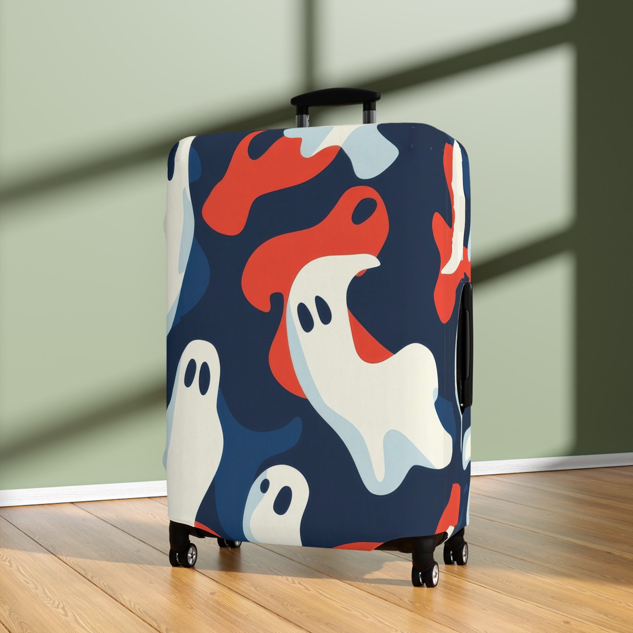Camo Ghosts Luggage Cover, Artsulli - Art is Long, Life is Short, Accessories, , , , , , , 