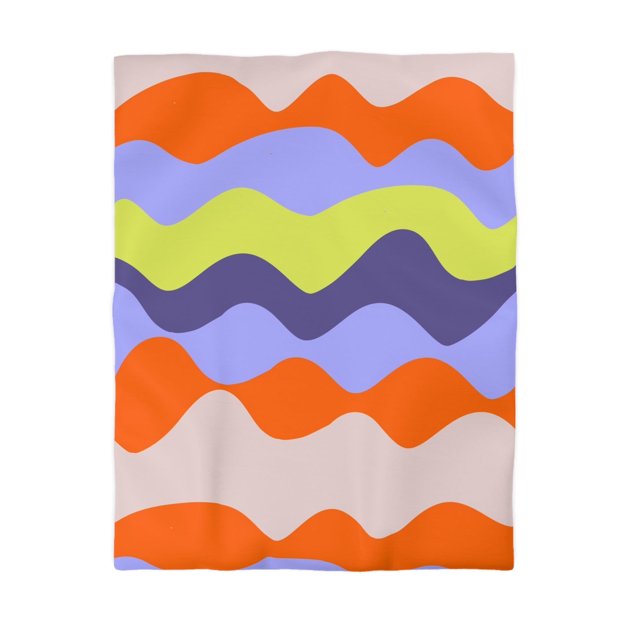Waves Red and Blue Microfiber Duvet Cover, Artsulli - Art is Long, Life is Short, Home Decor, Size, Twin, Color, Cream, , , 22468823209126479516