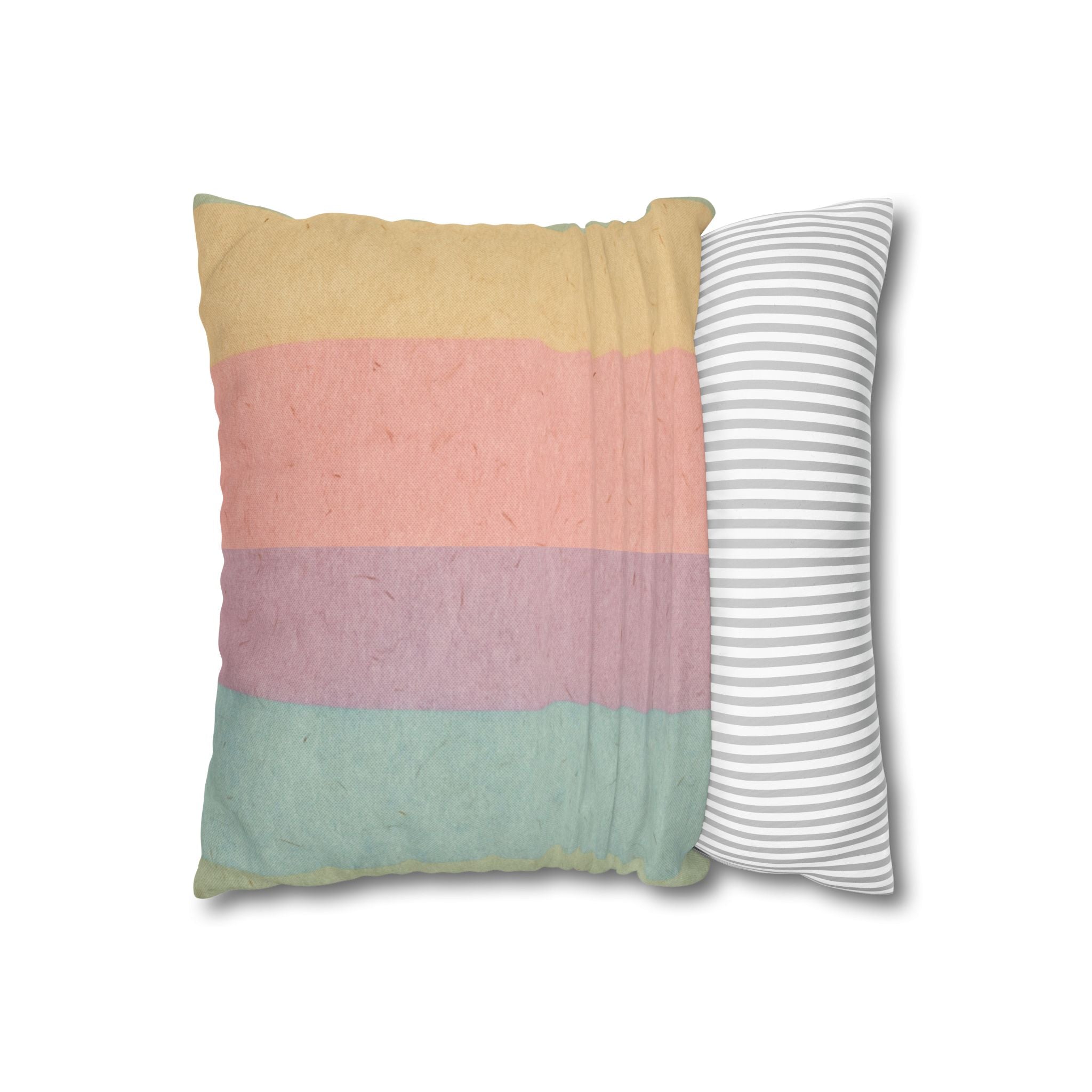 Spun Polyester Square Pillowcase