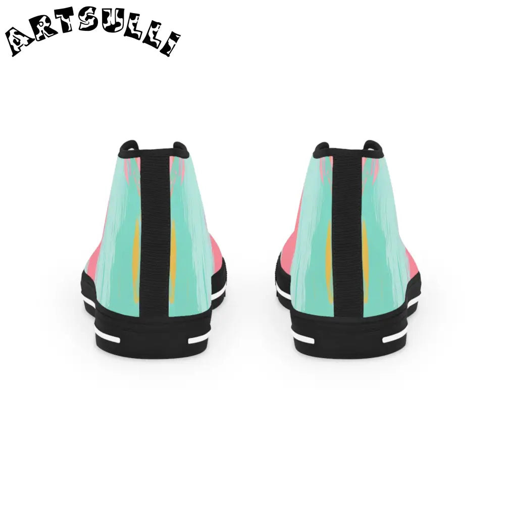 JAKKOUTTHEBXX Preppy Pixel Bloom II Men’s High Top Sneakers