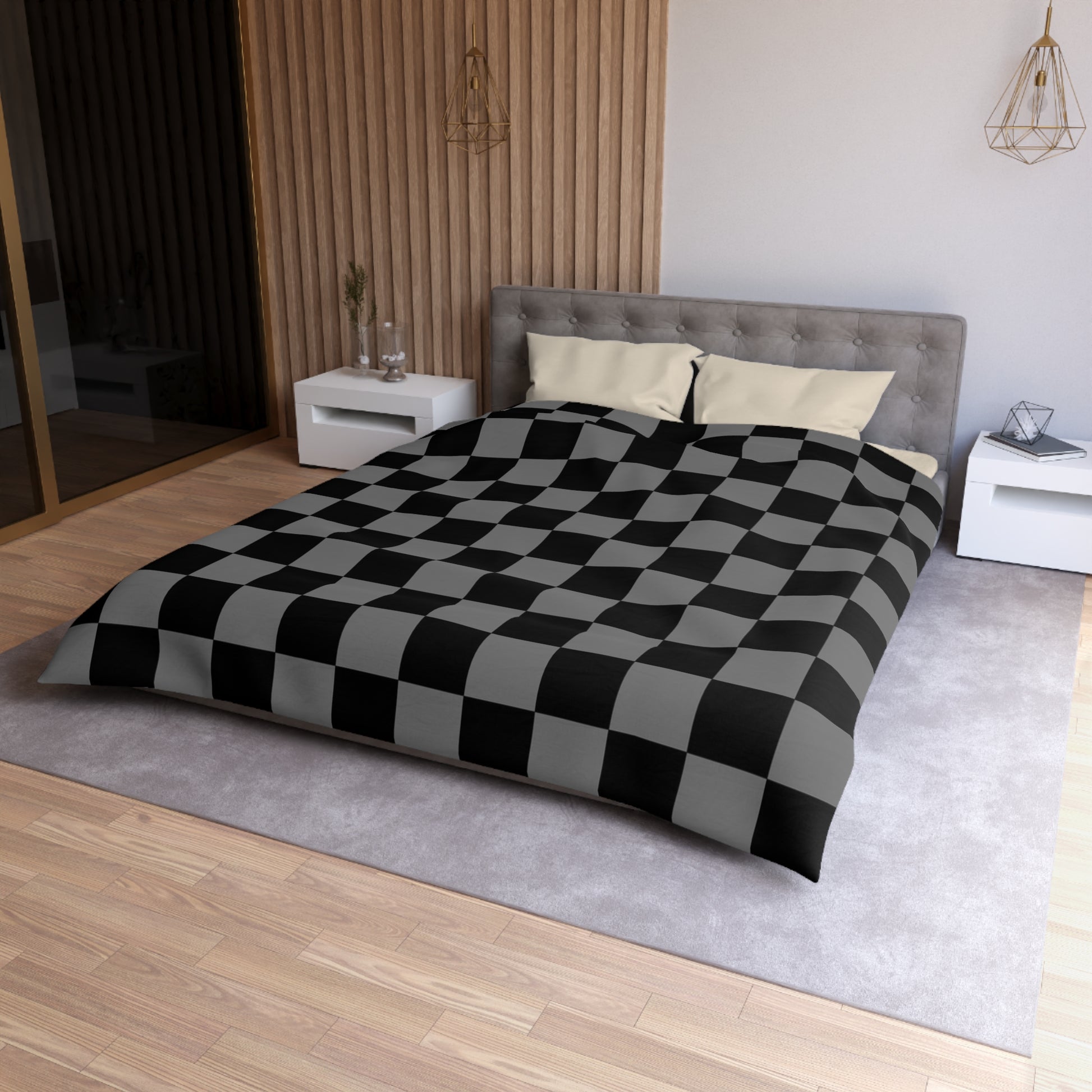 8K Void Surfer Microfiber Duvet Cover, Artsulli - Art is Long, Life is Short, Home Decor, , , , , , , 