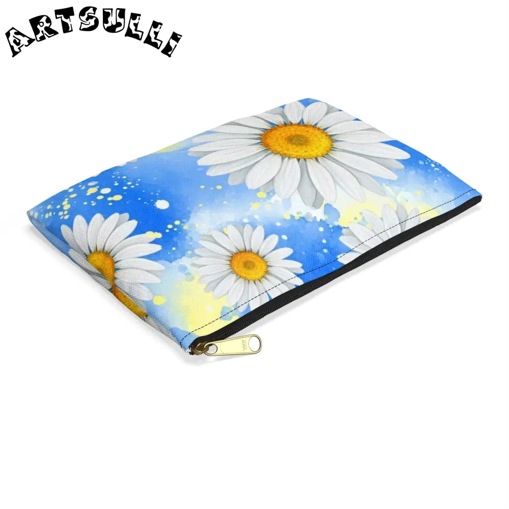 JAKKOUTTHEBXX Daisies Accessory Pouch JAKKOUTTHEBXX Artsulli - Art
