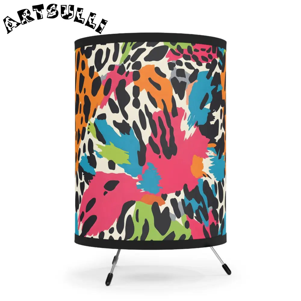 JAKKOUTTHEBXX Wild Brush Strokes x Animal Print Multi-Color Tripod