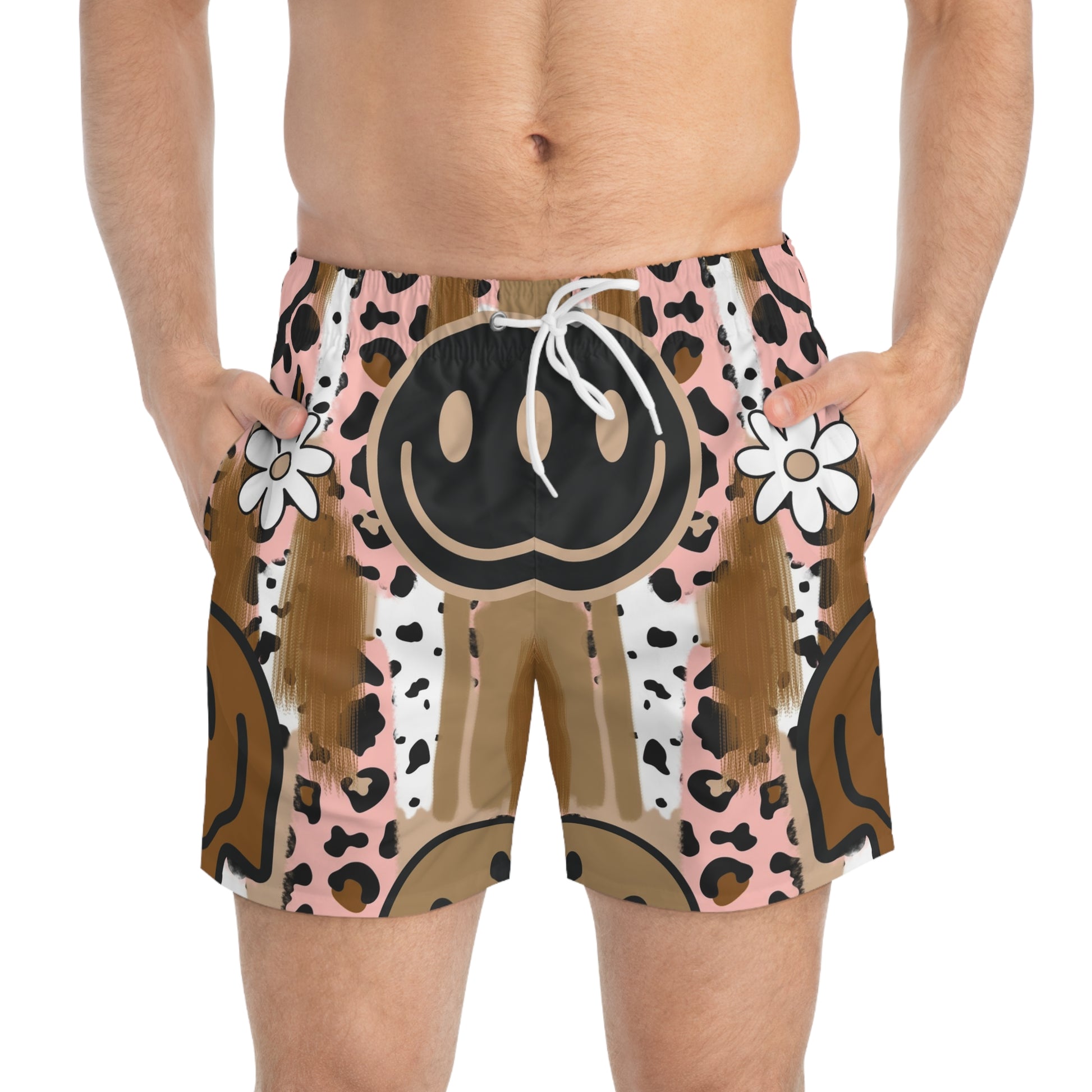 Sutfin Ghosts Pop Art Swim Trunks (AOP), Artsulli - Art is Long, Life is Short, All Over Prints, , , , , , , 