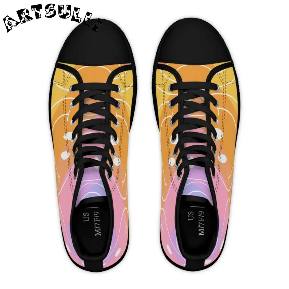 JAKKOUTTHEBXX Smiley Face x Rainbow Stripes Multi-Color Women’s High