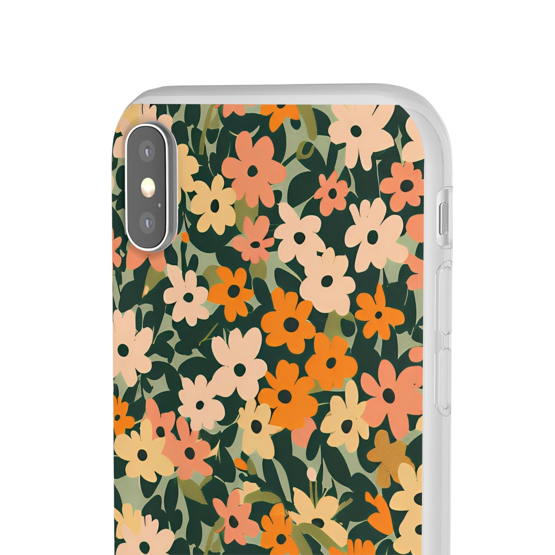Vibrant Floral Clear Phone Case, Artsulli - Art is Long, Life is Short, Phone Case, , , , , , , 