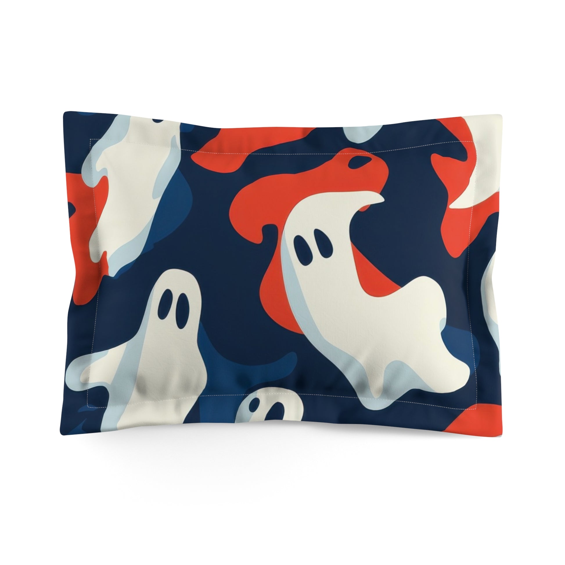 Camo Ghosts Microfiber Pillow Sham, Artsulli - Art is Long, Life is Short, Home Decor, Size, Standard, , , , , 15548657892349