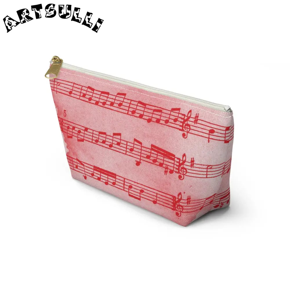 JAKKOUTTHEBXX Pink Music Note T-Bottom Pouch 2025