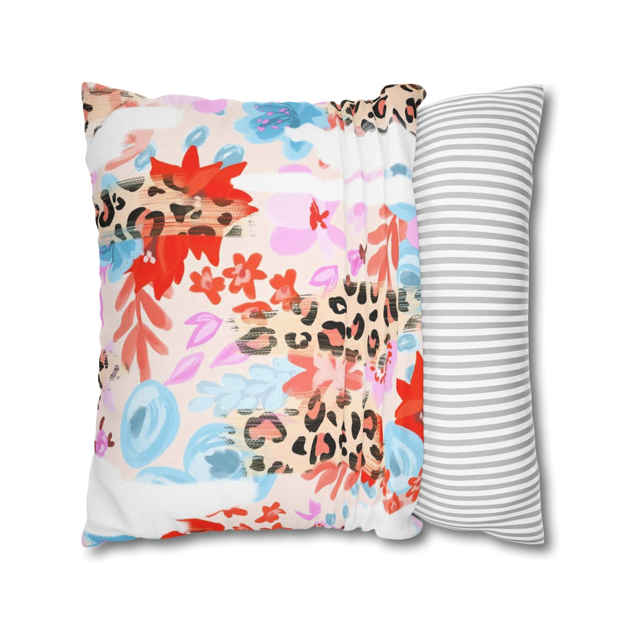 Spun Polyester Square Pillowcase