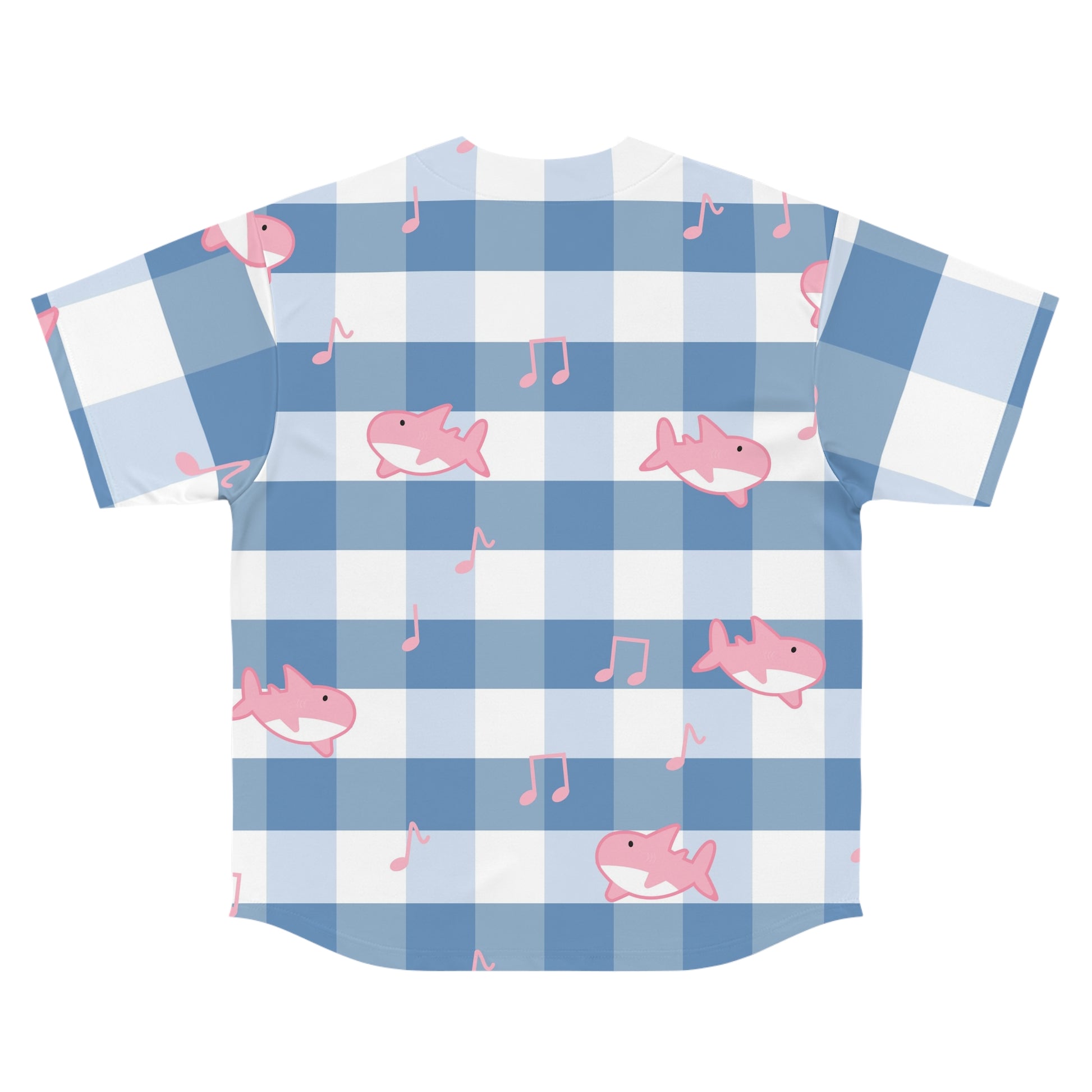 Music Shark Men's Baseball Jersey (AOP), Artsulli - Art is Long, Life is Short, All Over Prints, , , , , , , 