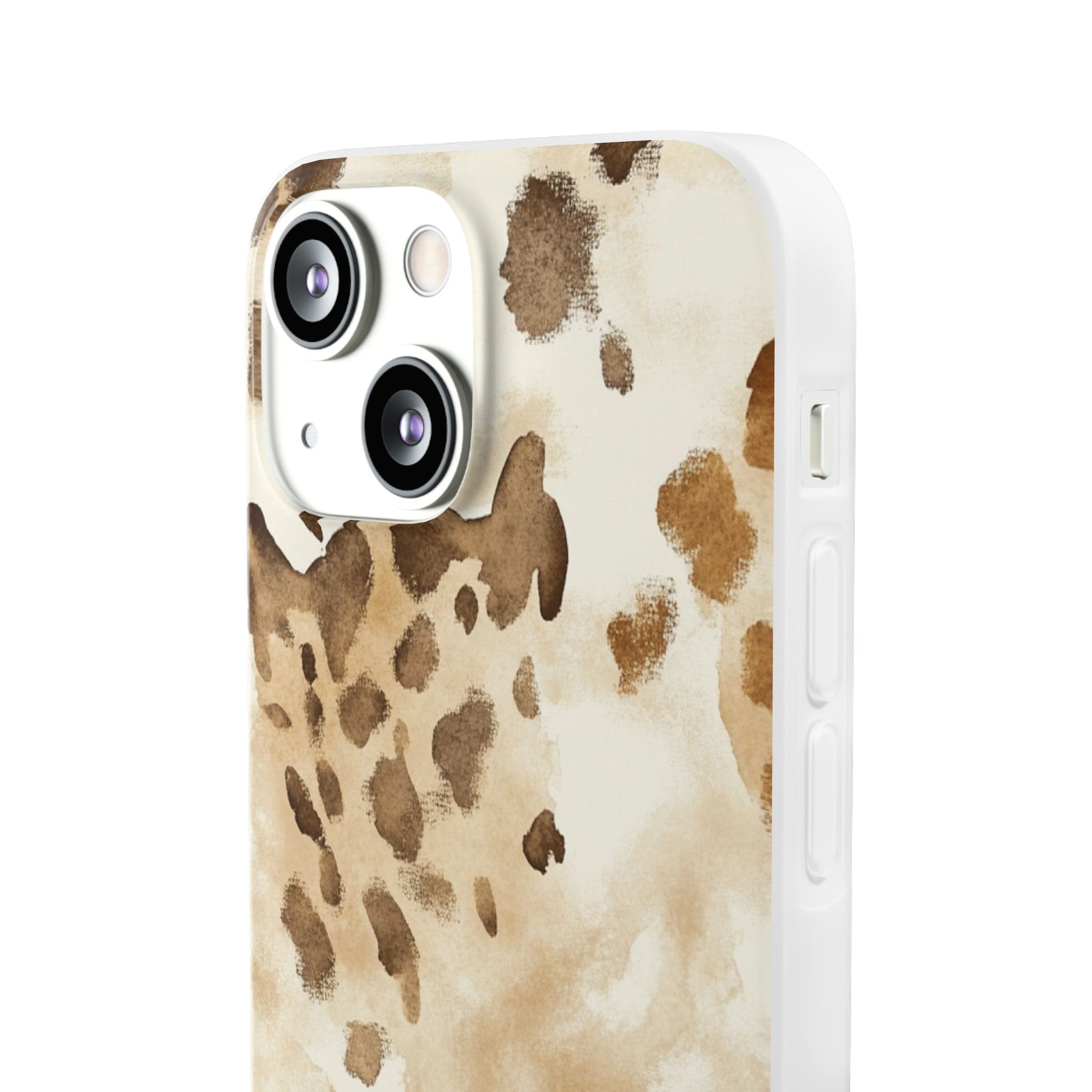 Brown and Beige Watercolor Dalmatian Phone Case, Artsulli - Art is Long, Life is Short, Phone Case, , , , , , , 