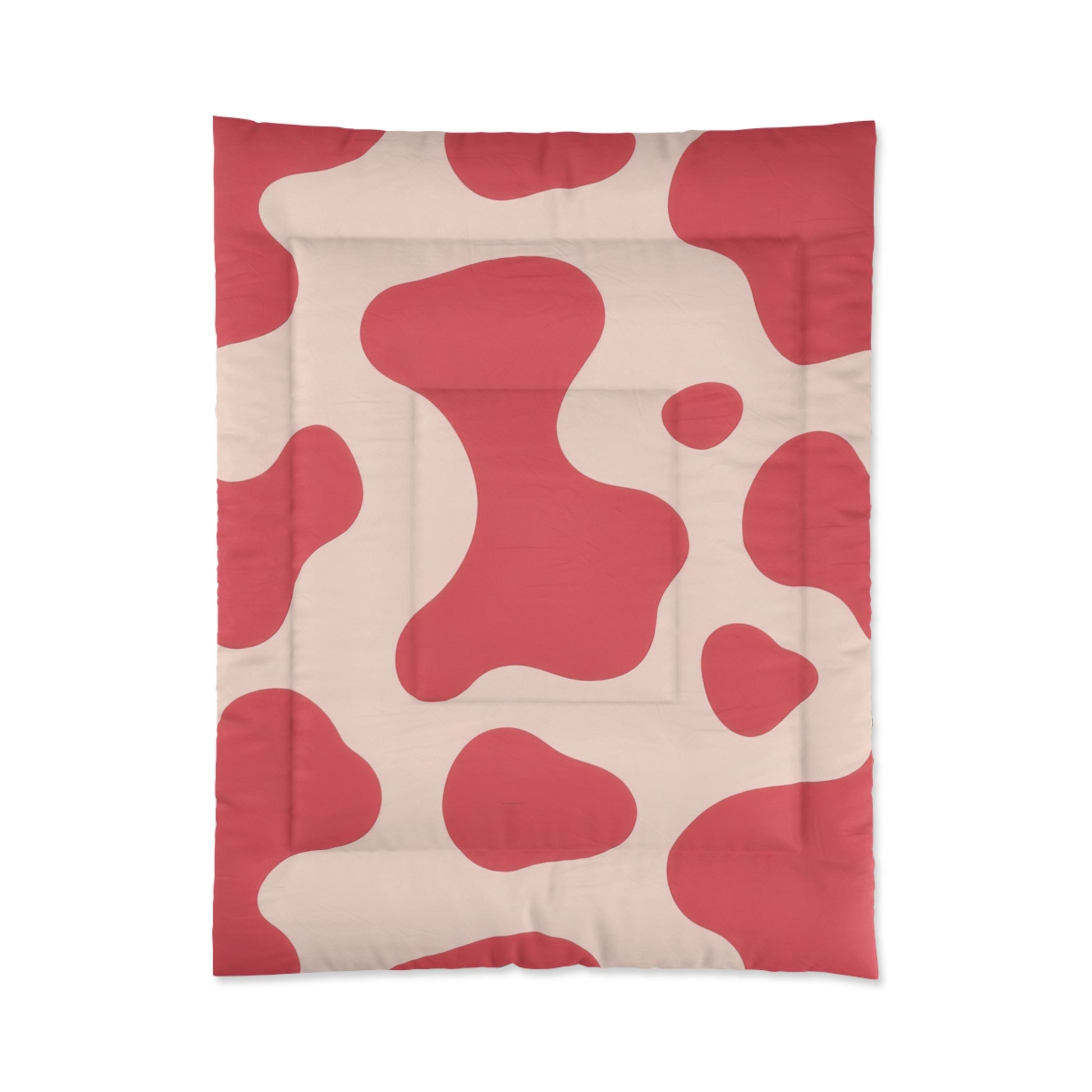 Red Jungle Cow Comforter, Artsulli - Art is Long, Life is Short, Home Decor, Size, 68" × 88", , , , , 29489089474817677469