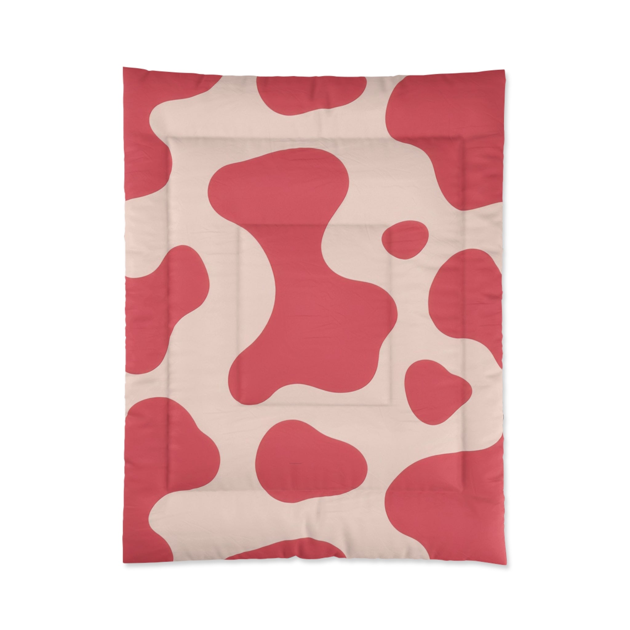 Red Jungle Cow Comforter, Artsulli - Art is Long, Life is Short, Home Decor, Size, 68" × 88", , , , , 29489089474817677469