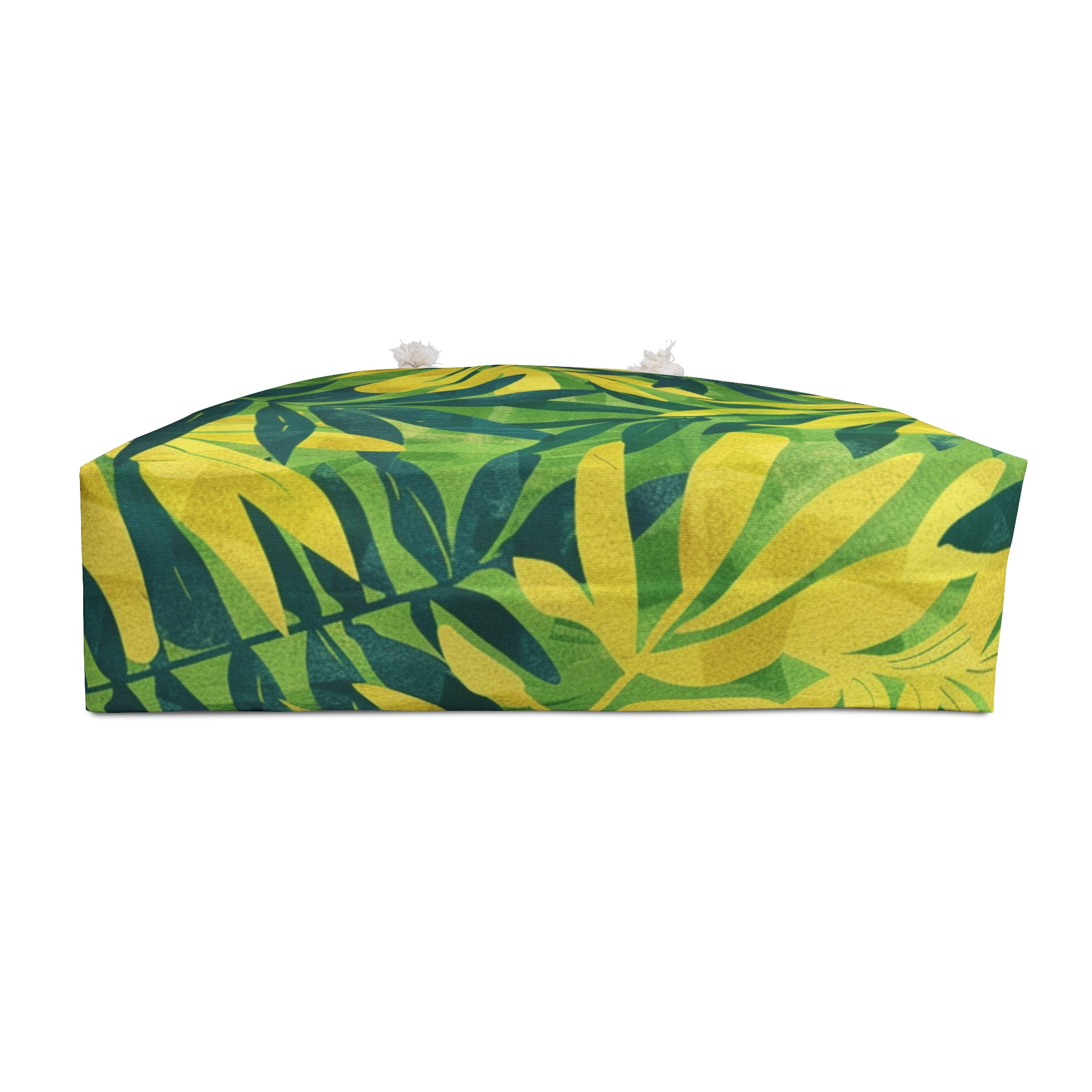 Green Leaf x Yellow Leaf x Tropical x Jungle Weekender Bag, Artsulli - Art is Long, Life is Short, Bags, , , , , , , 