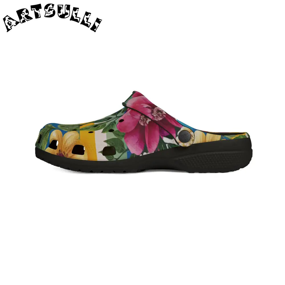 JAKKOUTTHEBXX Colorful Floral Eva Foam Clogs 2025