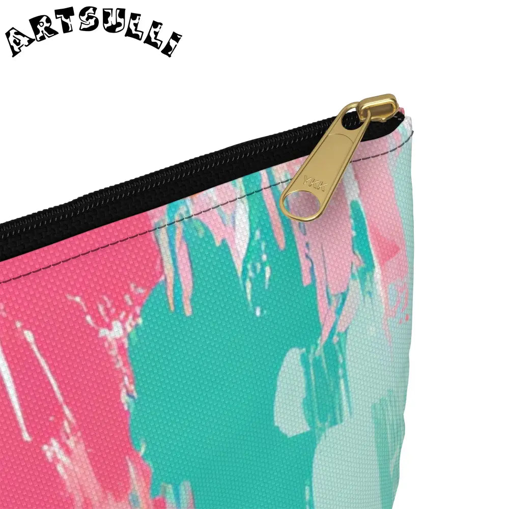 JAKKOUTTHEBXX Preppy Pixel Bloom II Accessory Pouch JAKKOUTTHEBXX