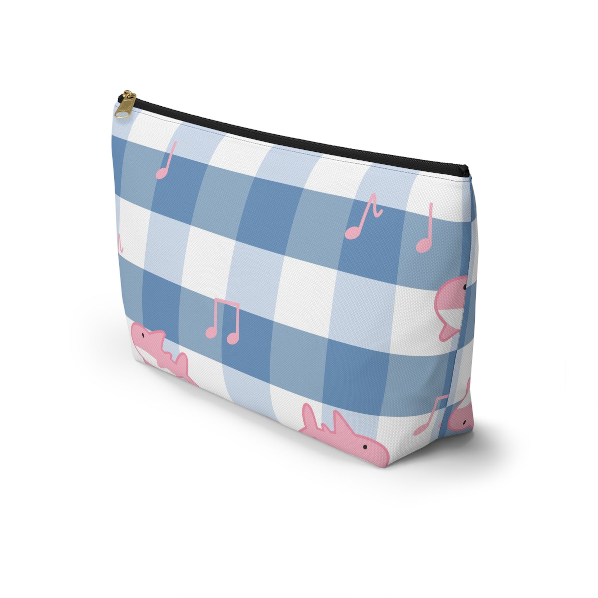 Music Shark II Accessory Pouch w T-bottom, Artsulli - Art is Long, Life is Short, Bags, , , , , , , 