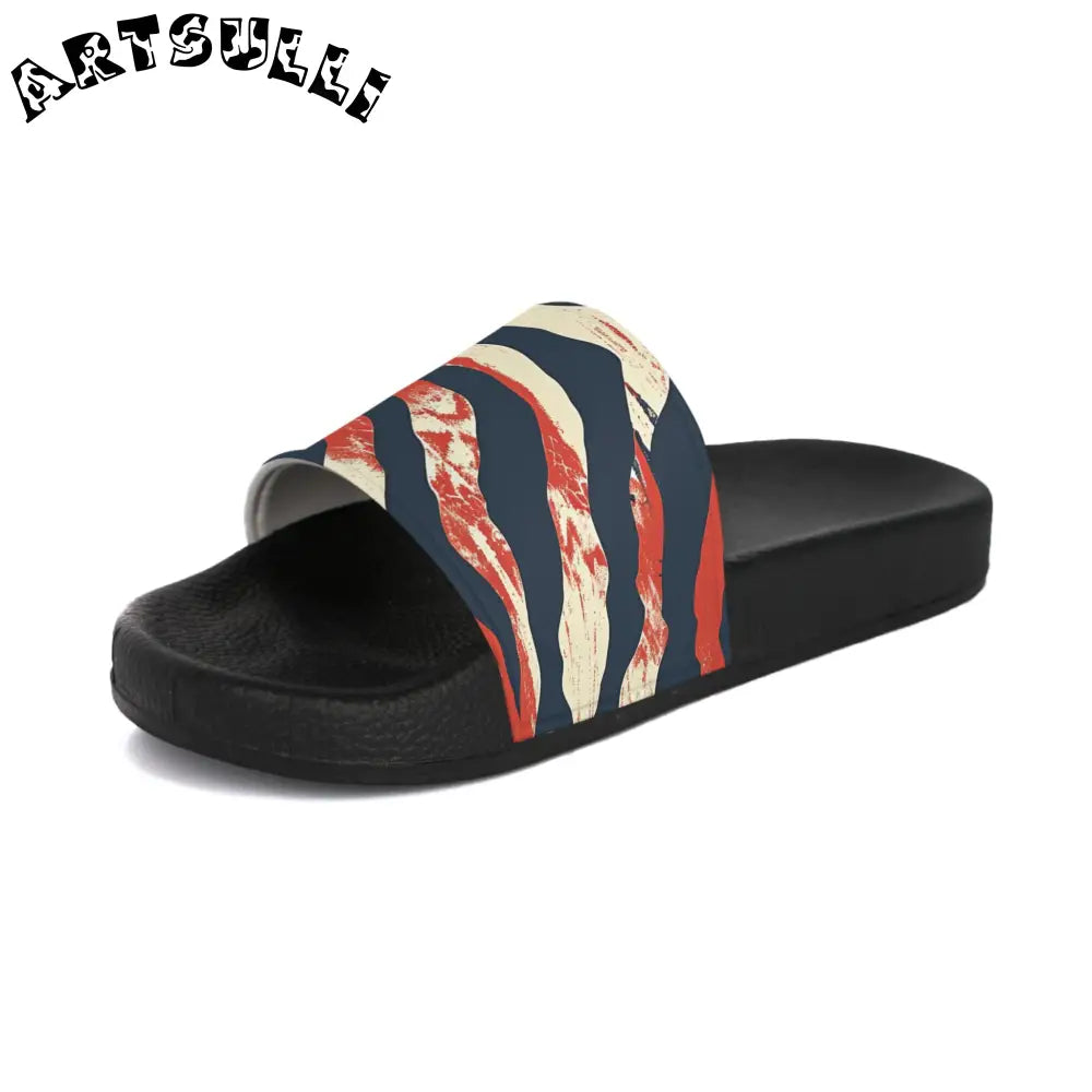 JAKKOUTTHEBXX Capricious Tiger Wave Women’s Slide Sandals