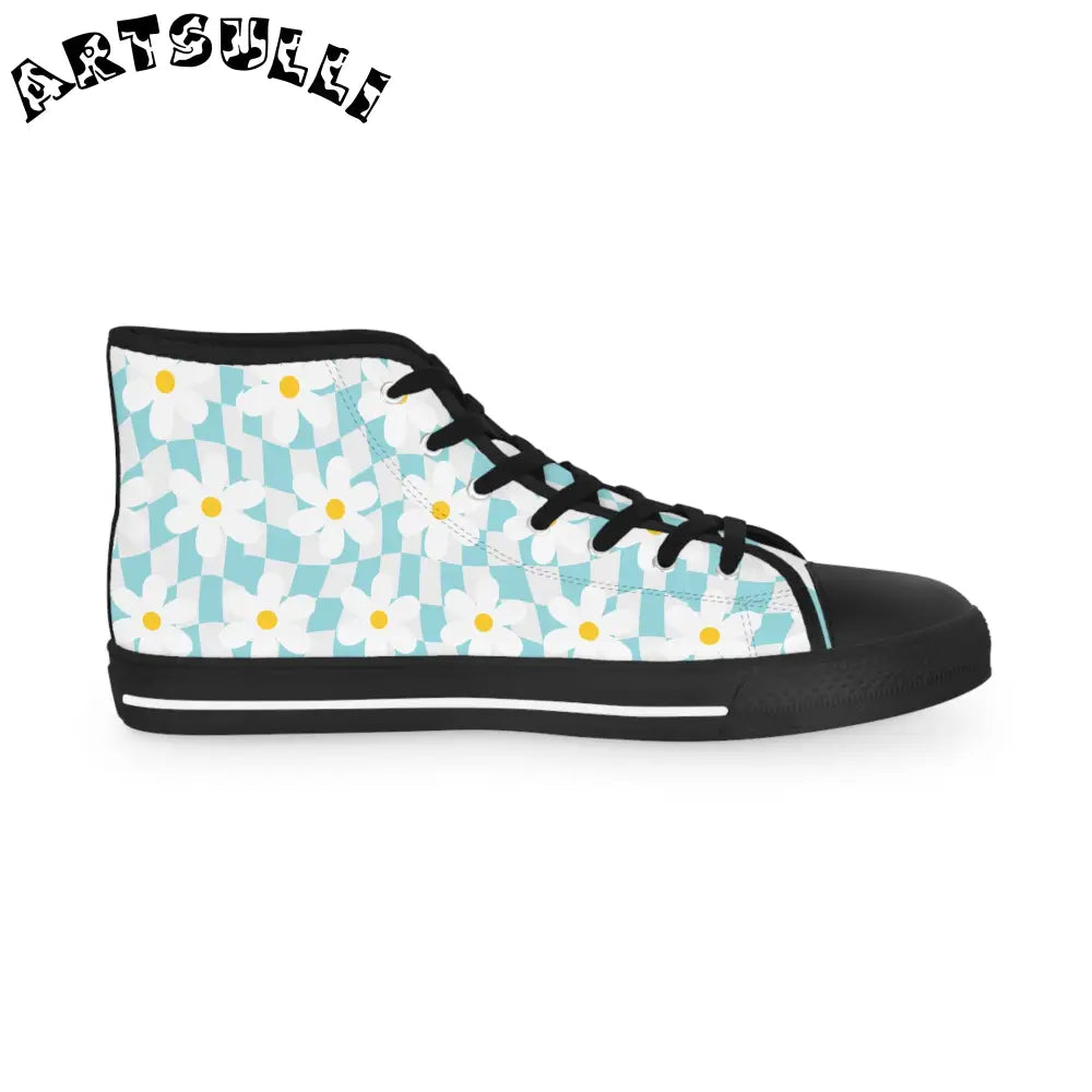 JAKKOUTTHEBXX Trippy Check Garden Men’s High Top Sneakers