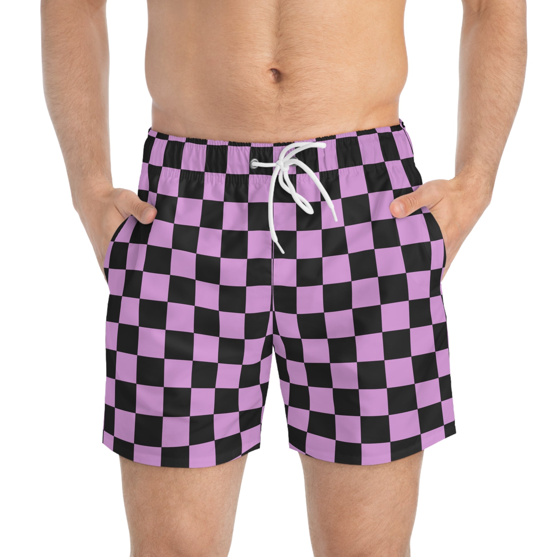 Pixel Punk Vision II Swim Trunks (AOP), Artsulli - Art is Long, Life is Short, All Over Prints, , , , , , , 