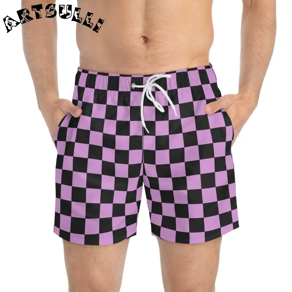 JAKKOUTTHEBXX Pixel Punk Vision II Swim Trunks (AOP) JAKKOUTTHEBXX